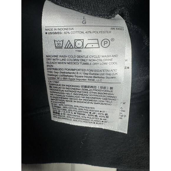 Banana Republic Factory Black Asymmetrical Zip Jacket Size Large - Picture 6 of 6